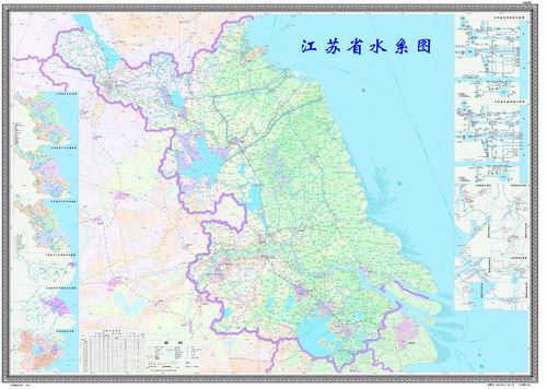 2010版《江苏省水系图》正式启用
